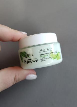 Крем для лица орифлейм чайное дерево лайм oriflame nature oil