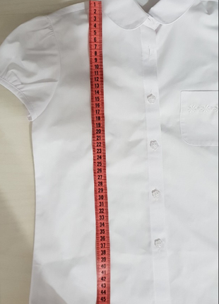 Школьная блузка (рубашка) marks & spencer2 фото