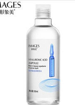 Тонер с гиалуроновой кислотой images hyaluronic acid, 500 мл1 фото