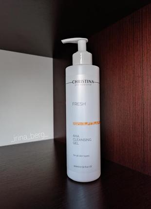 Christina fresh aha cleansing gel - мыло с альфагидроксильными кислотами