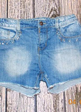 Джинсовые шорты denim&co для девочки 10-11лет. 140-146 см 2
