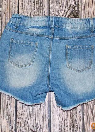 Джинсовые шорты denim&co для девочки 10-11лет. 140-146 см 3