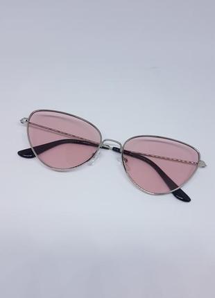 Солнцезащитные женские  очки кошачий глаз1 фото