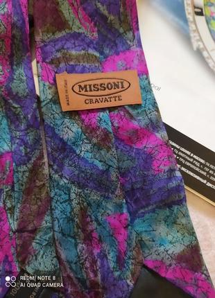 Галстук шовк missoni4 фото