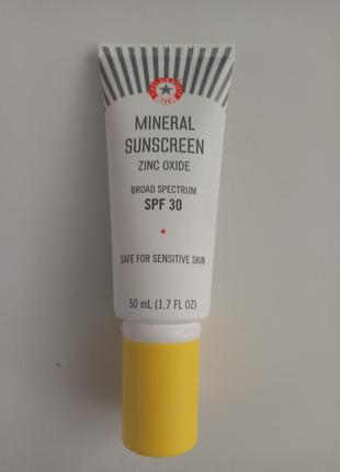 Крем солнцезащитный first aid beauty mineral sunscreen 50ml2 фото