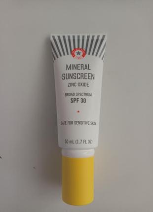 Крем солнцезащитный first aid beauty mineral sunscreen 50ml1 фото