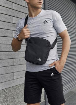 Комплект adidas футболка + шорти + барсетка