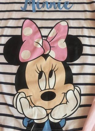 Реглан h&m disney/кофта минни маус/minnie mouse/набор на девочку 134-140см5 фото