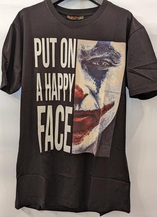 Футболка мужская barazza (с принтом joker) р.s,m,l,xl2 фото