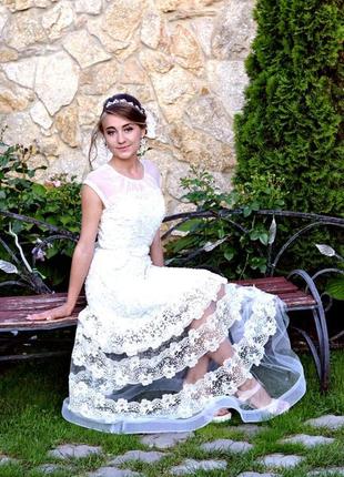 Вечернее платье в пол /  свадебное платье / сукня плаття випускна/весілльна.вечірнє плаття