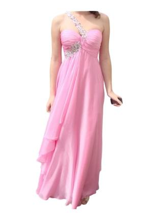 Вечернее платье розового цвета от clarisse