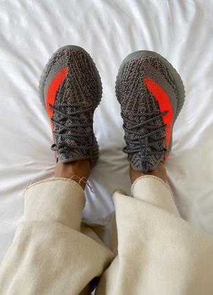 Yeezy boost 350 v2 dark beluga  reflective6 фото