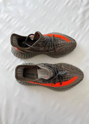 Yeezy boost 350 v2 dark beluga  reflective4 фото