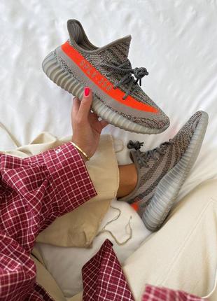 Yeezy boost 350 v2 dark beluga  reflective9 фото