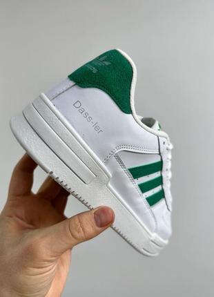 Кроссовки adidas adi-sassler white/green10 фото