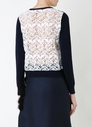 Кардиган с кружевной спинкой