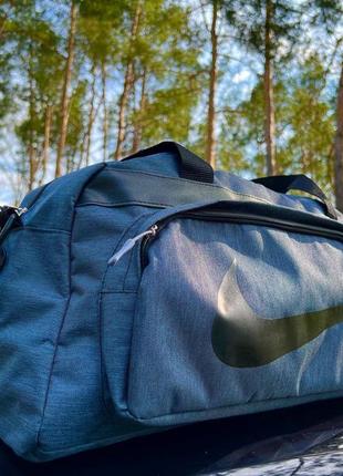 Дорожня / спортивна сумка nike чорна чоловіча / жіноча3 фото