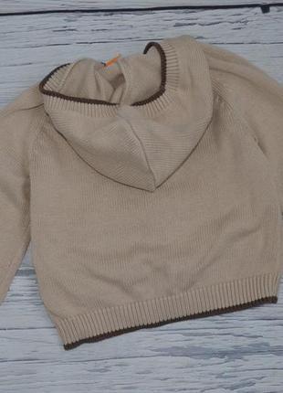 1-2 роки 80 - 86 см відмінний стильний светр джемпер з капюшоном для модного хлопчика чи дівчинки6 фото