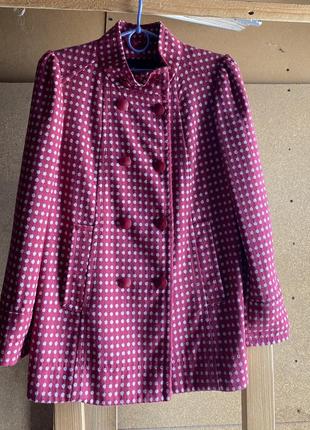 Пальто next шерсть в складі