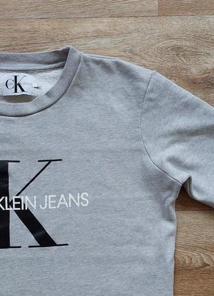 Женский свитшот calvin klein jeans  monogram logo relaxed fit3 фото