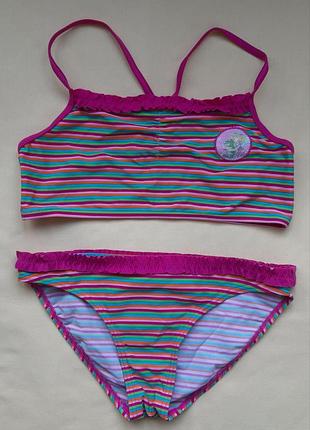 Дитячий роздільний купальник з рюшами