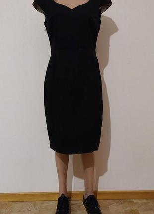 Маленька чорна сукня міді 46-48 розміру