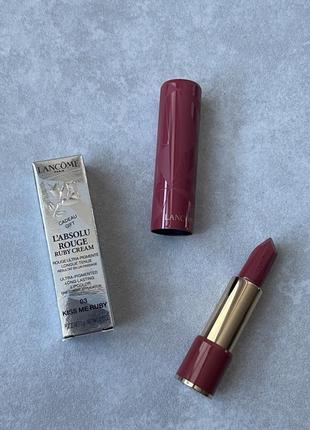 Помада lancome labsolu rouge ruby cream1 фото