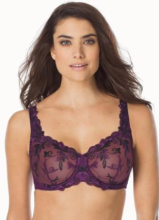 75d чувственный кружевной бюстгальтер без подкладки soma