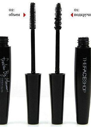 Лучшая корейская тушь для ресниц the face shop mascara корея корейская косметика