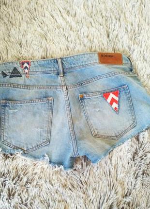 Короткие джинсовые шорты denim. 2