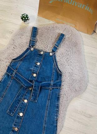 Крутой джинсовый сарафан, состояние отличное 3