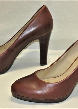 Туфлі жіночі geox respira шкіра розмір 40 коричневі