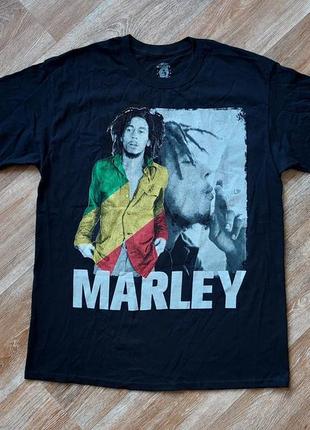 Мужская футболка мерч bob marley