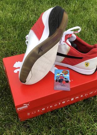 Женские кожаные кроссовки puma evospeed 1.4 ferrari10 фото