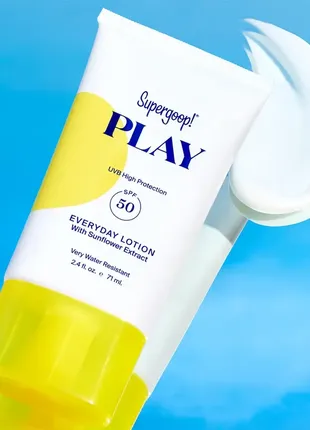 Роскошный солнцезащитный универсальный крем spf 50 supergoop! play everyday lotion spf 50 объем 71 м