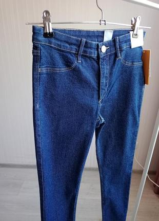 Новые джинсы, джинсы h&amp;m, для девочки, джинсы скинни, тонкие джинсы2 фото