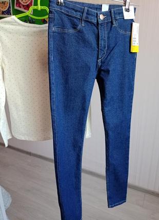 Новые джинсы, джинсы h&amp;m, для девочки, джинсы скинни, тонкие джинсы8 фото