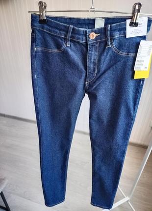 Новые джинсы, джинсы h&amp;m, для девочки, джинсы скинни, тонкие джинсы3 фото