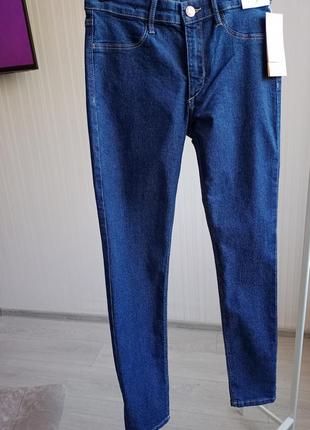 Новые джинсы, джинсы h&amp;m, для девочки, джинсы скинни, тонкие джинсы6 фото