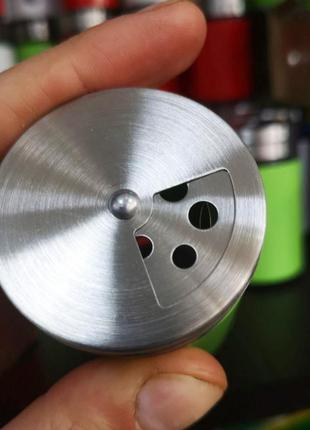 Солонка, перечница, емкость для специй, нержавеющая сталь + стекло. цветные солонки...