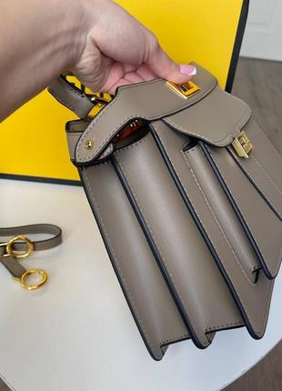 Сумка кожаная в стиле fendi 💫💫💫4 фото