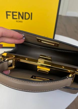 Сумка кожаная в стиле fendi 💫💫💫3 фото
