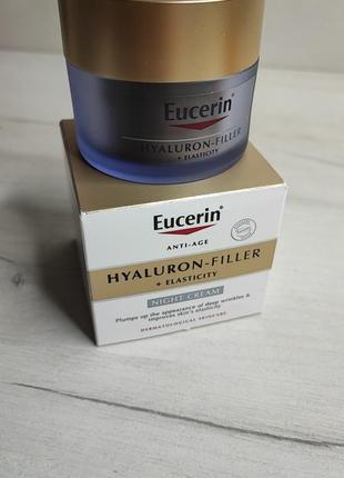 Антивозрастной ночной крем для сухой кожи лица
eucerin anti-age elasticity+filler night cream