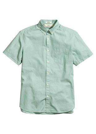 Рубашка gap, мятная рубашка, бирюзовая рубашка1 фото