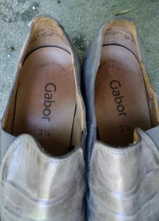 Кожаные туфли gabor4 фото