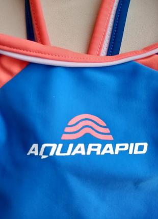 Сплошной купальник aquarapid для девочки размер 4а5 фото