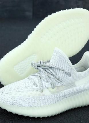 Полностью рефлективные кроссовки adidas yeezy boost 350 reflective.5 фото