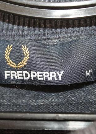 Стильная лонгслив кофта свитер в строгом дизайне fred perry4 фото