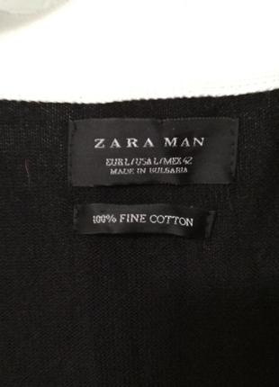 Бомбезний кардиган оксфорд від zara man, p. l8 фото