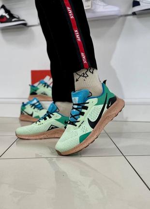 Мужские кроссовки спортивные nike pegasus trail blue green кроссовки спортивные найк пегасус зеленои3 фото